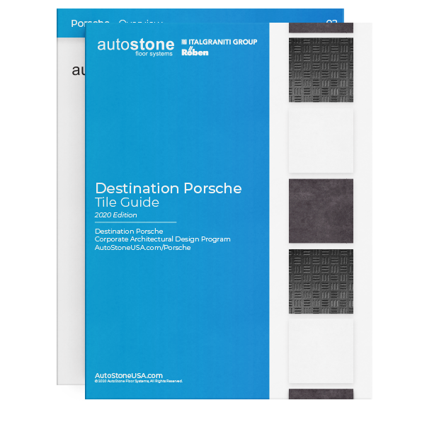AutoStone's Destination Porsche Corporate Architecture Design Tile Program