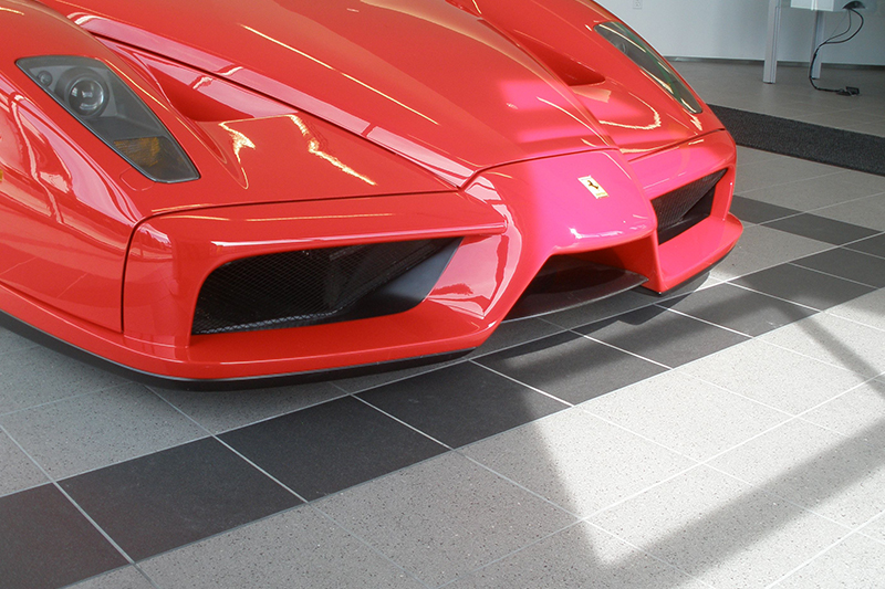 23_Ferrari_Maserati_GT_Showroom_Tile_AutoStone Floor Systems