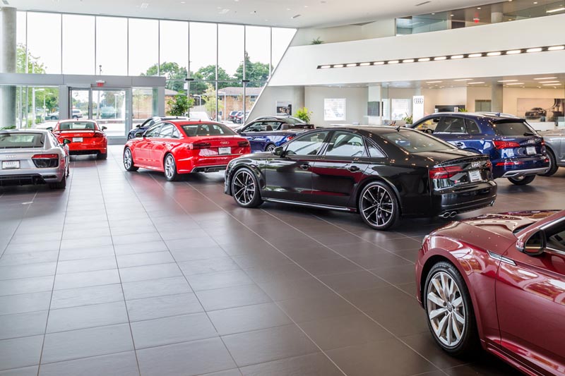 Audi Showroom F-1 Tile