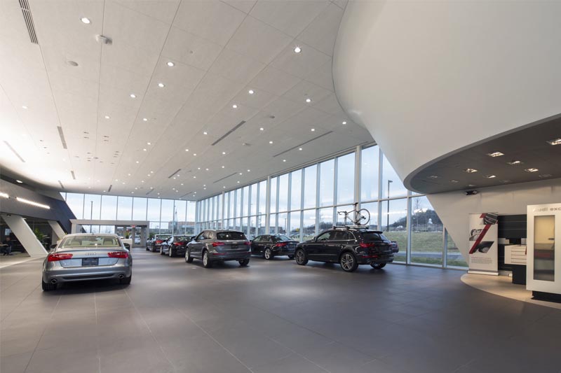 Audi Showroom F-1 Tile