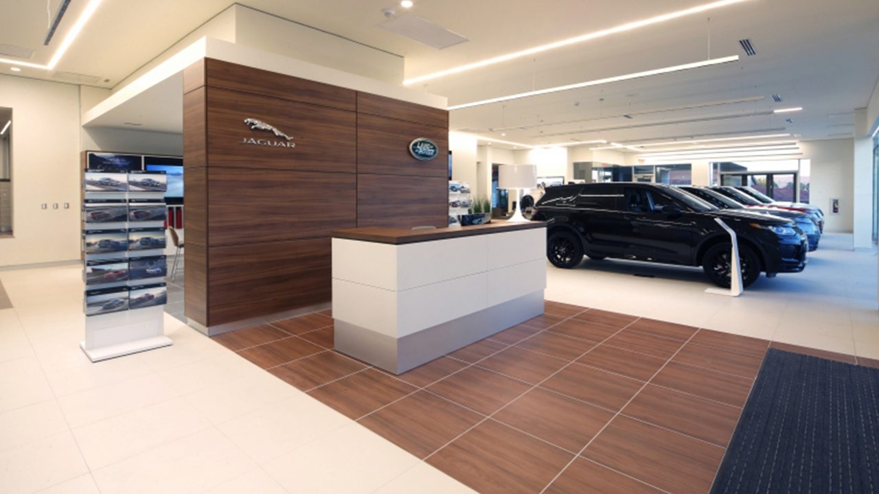 JLR Showroom - JLR 101 (Dijan Walnut) and JLR 102 (iWhite)