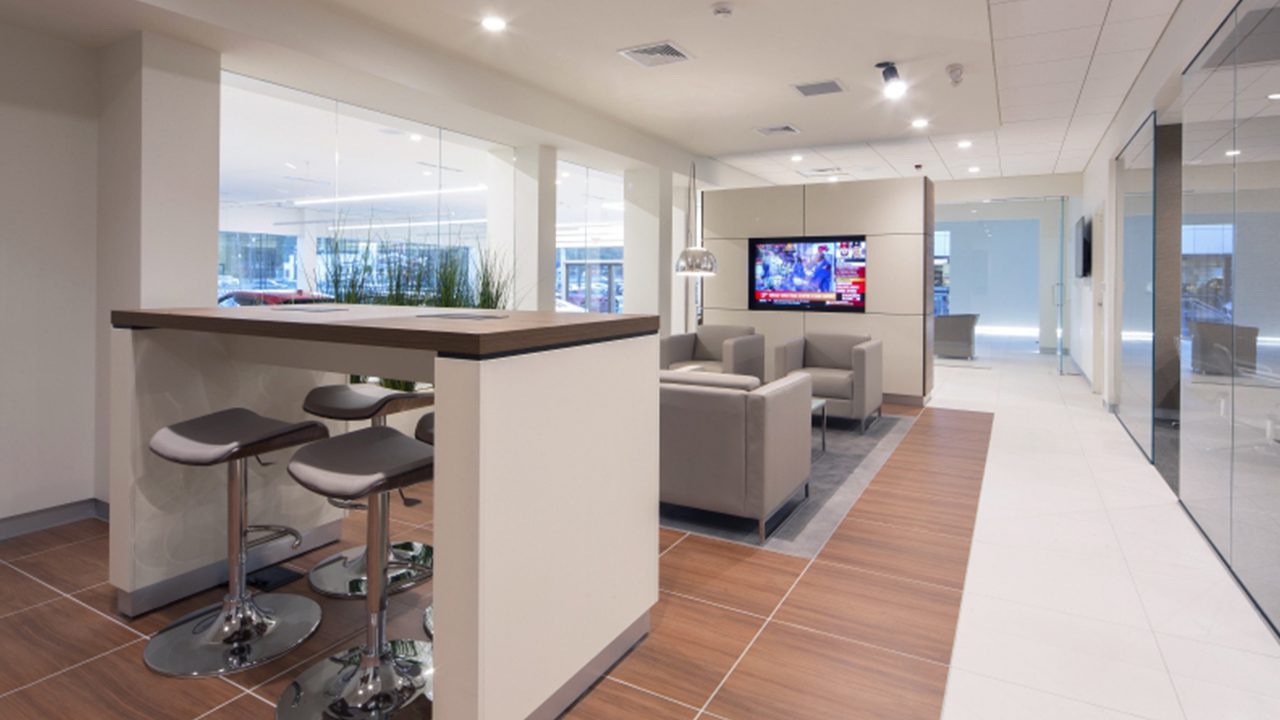 JLR Showroom - JLR 101 (Dijan Walnut) and JLR 102 (iWhite)