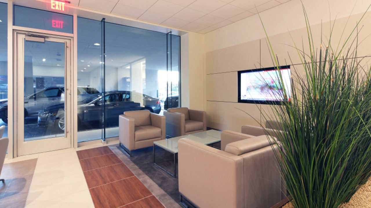 JLR Showroom - JLR 101 (Dijan Walnut) and JLR 102 (iWhite)