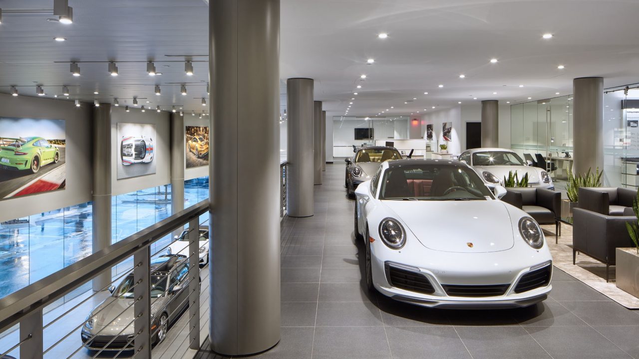 These floors are the heart and soul of every Porsche dealership