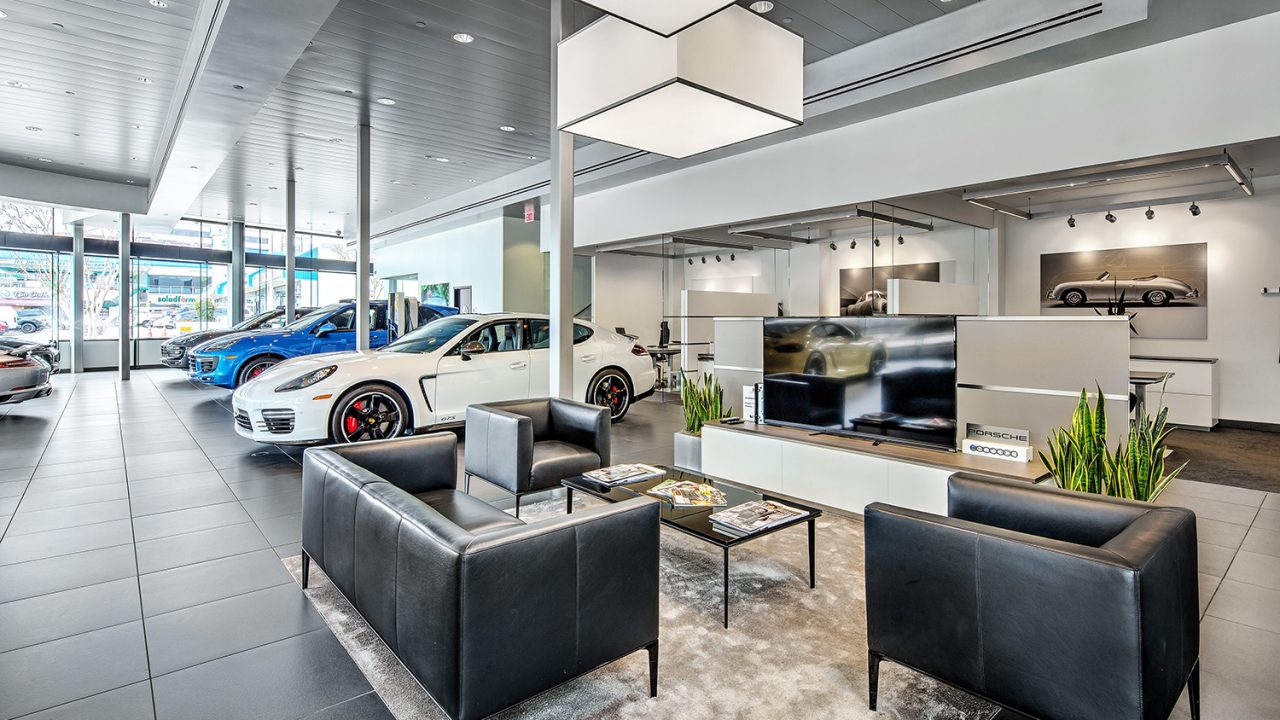ItalGraniti New Black Lava Porsche Showroom Tile